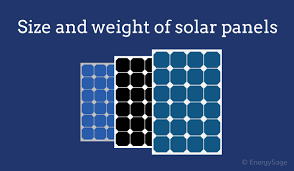 2019 average solar panel size and weight energysage