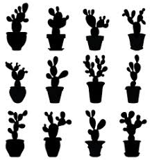 Fond blanc avec superposition de texte, flèche infographique information, infographie et flèche, texte, logo png. Potted Cactus Silhouette Vector Images Over 900