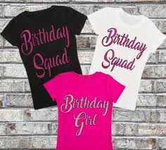Pink Birthday Squad T Shirts Birthday Squad Iron On Birthday Iron On Birthday Shirt Etsy Birthday Squad Shirts Birthday Shirts 50th Birthday Shirts