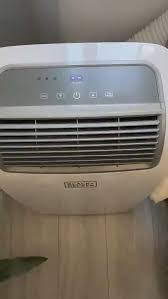 Black Decker Bpact08wt Portable Air Conditioner 8 000 Btu Installation Pin On For The Home