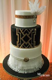 Vintage weddings have taken on a distinctly 1920's theme this year inspired by the glitz and the glamour of the movie, gatsby based on the novel by f. Gatsby Wedding Cake By Me Gateaux Cakesdecor