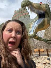 Help! Dinosaurs are after me! 🦖🦕🦖🦕🦖🦕😱😱 Lol Just Kidding, Ogden's  George S. Eccles Dinosaur Park is a great place for family fun! In Ogden  Utah! They have a museum with not only