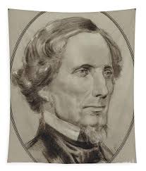 Jefferson Davis Tapestries for Sale by Bridgeman Images