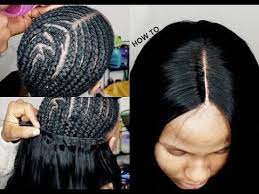How To Do Full Sew In Weave No Leave Out Tutorial Video For Beginners Youtube Hair Styles Full Sew In Weave Sew In Weave Hairstyles