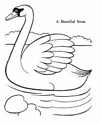 Swan Selides Zwgrafikhs Kalyteres Xrwstikes Selides Gia Paidia Coloring Pages Bird Coloring Pages Love Coloring Pages
