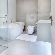 A contemporary styling piece of advice for small bathrooms is pulling out the bathtub and adding a shower surrounded by unlined glass. Decorating Bathrooms Without Windows Luna Spas