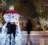 Professional Factory LED Christmas Decorations Animated 3D Motif Snowman  Lights