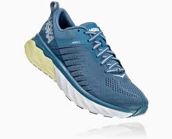 Trouvez les chaussures de sport pour femme qui vous conviennent. Hoka One One Arahi 3 Bleu Destockage Chaussure Running Stable Femme
