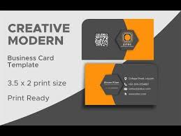Business Card Design Visiting Card Corel Draw Youtube In 2020 Business Card Design Visiting Cards Business Cards Creative
