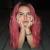 Rose Gold Pink Hair Aesthetic