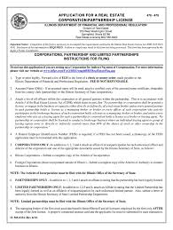 Maybe you would like to learn more about one of these? Fillable Online Application For Corporation Partnership For Real Estate Il Form Fax Email Print Pdffiller