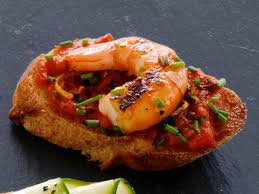 Repeat with the remaining 4. Spicy Shrimp Bruschetta Recipe Food Network Kitchen Food Network