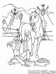 Coloriage Esprit Mustang Sauvage