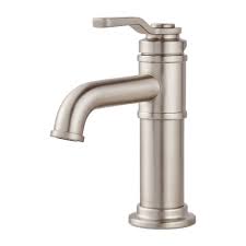 Over 70% new & buy it now; Spot Defense Brushed Nickel Breckenridge Lf 042 Bcgs Single Control Bathroom Faucet Pfister Faucets
