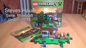 Features unique 'crooked' design featuring boarded up windows and working front gate. Test Steves Haus The First Night Lego Minecraft Set 21115 Review Deutsch Youtube