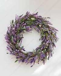 Provencal Lavender Artificial Wreaths Garlands Balsam Hill Lavender Wreath Artificial Wreath Flower Wreath