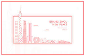 Guangzhou New Place Little Graphic On Behance Icon Design Graphic Graphic Design Illustration