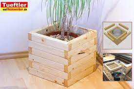 Ähnliche blumenkübel wie die auf dem foto oben haben wir für sage und schreibe 400 euro im handel entdeckt! Diy Blumenkubel Pflanzkubel Schnell Selbst Gebauttueftler Und Heimwerker De