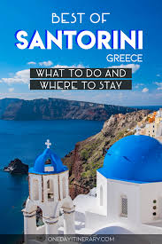Santorini is the most popular island in greece. One Day In Santorini Guide What To Do In Santorini Greece