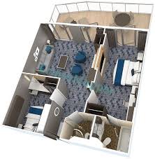 Harmony Of The Seas 2 Bedroom Royal Family Suite Floor Plan Harmony Of The Seas Cruise Cruise Ship