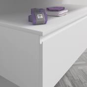 Meuble tv suspendu design blanc. 498 88