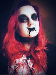 I did some motionless in white make up more Chris inspired lol hope you  guys like it and have a happy and badass spooky Halloween 🤘🖤