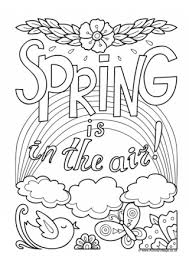 Free, printable coloring pages for adults that are not only fun but extremely relaxing. Spring Colouring Pages For Kids