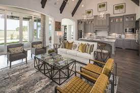 Family Room In Highland Homes 292 Plan At 2923 Crawford Drive Katy Tx In The Cane Island Community Highland Homes Decor Interior Design Open Concept Home