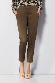 Van Heusen Woman Trousers Leggings Van Heusen Brown Trousers For Women At Vanheusenindia Com