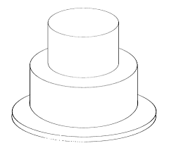 And this was how i decorated the 5 tier wedding cake: Cake Decorating Contest Winner S Their Dream Cake For Their Cake Templates Cake Sketch Cake Drawing