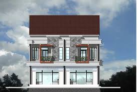 Ruko minimalis modern aksen batu alam dan tali air dengan garasi. 60 Desain Ruko 2 Lantai Minimalis Dan Modern Desainrumahnya Com