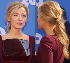 Celebrity Easy Hairstyles With Extensions Collection Of Blake Lively S Hairstyles Hair Styles Hairstyle Low Ponytail