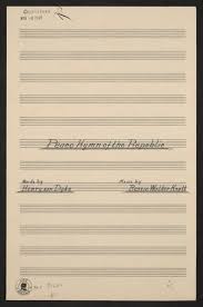 Peace hymn of the republic