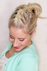 The 10 Best 5 Minute Hairstyles That Keep Hair Out Of Your Face Medium Length Hair Styles French Braid Hairstyles Womens Hairstyles