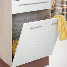 Badezimmer schrank mit wäschekorb sw35 188x30,40,50 cm weiß hochglanz. Puris Zubehor Waschebox Pu 1653 Pz 1129 40 Badshop De