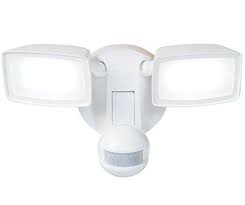 All Pro Outdoor Security Mst1850lw 1000 Lm Led Twin Head Dual Position 180 Motion Security Light Wh Outdoor Flood Lights Flood Lights Led Outdoor Flood Lights
