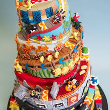 This mario question block surprise cake is the perfect way to celebrate gamers all around! Crumbs And Doilies Cupcakes Super Mario Kart Cake Sneak Peak Mario Cake Igersnintendo Facebook
