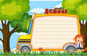 مدرسة كليب ارت بحث Google Cartoon School Bus School Bus School Photo Frames