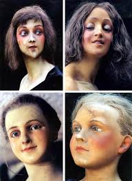 Barbara Abel “Tragic Beauties” photos of turn-of-the-century European  mannequins.