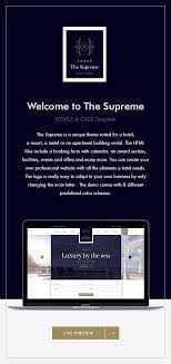 The Supreme Luxury Hotel Html5 Css3 Template Html5 Css3 Luxury Hotel Hotel