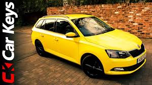 In the trunk we can place three larger and two smaller suitcases comfortably. Skoda Fabia Estate 2015 Review Car Keys Youtube