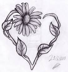 Check out our flower heart drawing selection for the very best in unique or custom, handmade pieces from our shops. Oh My And Another Daisy Tattoo Sunflower Tattoos Tattoos