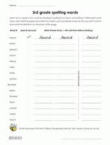 Worksheet will open in a new window. 3rd Grade Spelling Words List 2 Of 36 3rd Grade Word Lists Worksheet Greatschools