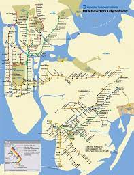 New Sandy Subway Map Shows Limited Service Nyc Subway Map Subway Map Subway