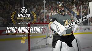 Javascript is required for the selection of a player. Ea Sports Nhl On Twitter Goldenknights Goalie Marc Andre Fleury Continues Our Nhl18ratings Reveal Who Do You Think Are The Top 10 Goalies Find Out Later Today Https T Co Zesrminblc