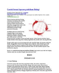 More images for laporan eksperimen biologi tingkatan 4 bab 3 » Contoh Laporan Ilmiah Biologi Nusagates