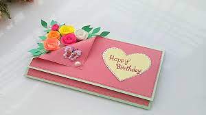 In an increasingly digital world, greeting cards let people know you really care. Beautiful Handmade Birthday Card Birthday Card Idea Youtube Beautiful Birthday Cards Happy Birthday Cards Handmade Birthday Cards Diy