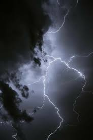 Round lightning over a black background Thunder Dark Wallpaper Iphone Storm Wallpaper Black Aesthetic Wallpaper