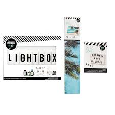 American Crafts Heidi Swapp Light Box Bundle 102 Piece For Scrapbooks Cards Crafting