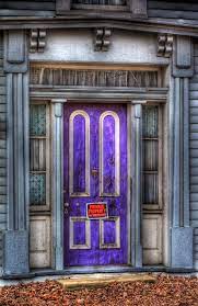 creepy purple door purple door unique doors doors galore